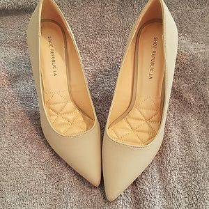 Gray stiletto heels. Never worn